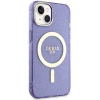 Чохол Guess Glitter Gold для iPhone 14 Plus Purple with MagSafe (GUHMP14MHCMCGU)