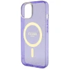 Чохол Guess Glitter Gold для iPhone 14 Plus Purple with MagSafe (GUHMP14MHCMCGU)