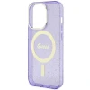 Чохол Guess Glitter Gold для iPhone 14 Pro Purple with MagSafe (GUHMP14LHCMCGU)