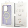 Чохол Guess Glitter Gold для iPhone 14 Pro Max Purple with MagSafe (GUHMP14XHCMCGU)