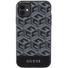 Чохол Guess G Cube Stripes для iPhone 11 | XR Black with MagSafe (GUHMN61HGCFSEK)