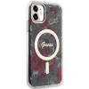 Чохол Guess Flower для iPhone 11 | XR Khaki with MagSafe (GUHMN61HCFWSA)