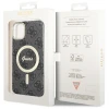 Чохол Guess 4G для iPhone 11 Black with MagSafe (GUHMN61H4STK)