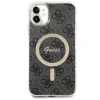 Чохол Guess 4G для iPhone 11 Black with MagSafe (GUHMN61H4STK)