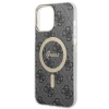 Чохол Guess 4G для iPhone 13 Pro Max Black with MagSafe (GUHMP13XH4STK)