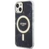 Чохол Guess Marble для iPhone 14 Plus Black with MagSafe (GUHMP14MPCUMAK)