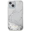 Чохол Guess Liquid Glitter Marble для iPhone 14 | 13 White (GUHCP14XLCSGSGK)