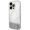 Чохол Guess Liquid Glitter Marble для iPhone 14 Pro White (GUHCP14LLCSGSGH)