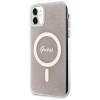 Чехол Guess 4G для iPhone 11 Pink with MagSafe (GUHMN61H4STP)