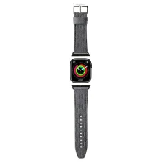 Ремінець Karl Lagerfeld Saffiano Monogram для Apple Watch 42 (10 series) | 41 | 40 | 38 mm Silver (KLAWMSAKLHPK)