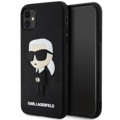 Чехол Karl Lagerfeld 3D Rubber Ikonik для iPhone 11 | XR Black (KLHCN613DRKINK)