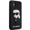 Чохол Karl Lagerfeld 3D Rubber Ikonik для iPhone 11 | XR Black (KLHCN613DRKINK)