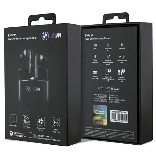 Бездротові навушники BMW M Collection Black (BMWSES20MAMK)
