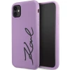 Чохол Karl Lagerfeld Silicone Signature для iPhone 11 | XR Purple (KLHCN61SKSVGU)