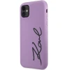 Чохол Karl Lagerfeld Silicone Signature для iPhone 11 | XR Purple (KLHCN61SKSVGU)
