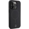 Чохол Mercedes Plain Smooth Leather для iPhone 14 Pro Black with MagSafe (MEHMP14L23RCMK)