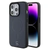 Чохол Mercedes Plain Smooth Leather для iPhone 15 Pro Navy with MagSafe (MEHMP15L23RCMV)