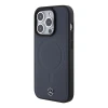 Чохол Mercedes Plain Smooth Leather для iPhone 15 Pro Navy with MagSafe (MEHMP15L23RCMV)