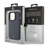 Чохол Mercedes Plain Smooth Leather для iPhone 15 Pro Navy with MagSafe (MEHMP15L23RCMV)