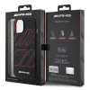 Чохол Mercedes Silicone Large Rhombuses Pattern для iPhone 15 | 14 | 13 Black with MagSafe (AMHMP15S23SSPK)