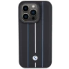 Чохол BMW Leather Stamp Blue Lines для iPhone 15 Pro Max Black (BMHCP15X22RVSK)