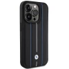 Чохол BMW Leather Stamp Blue Lines для iPhone 15 Pro Max Black (BMHCP15X22RVSK)