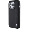 Чохол BMW Leather Textured & Stripe для iPhone 15 Pro Black (BMHCP15L22RDPK)