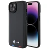 Чохол BMW Leather Stamp Tricolor для iPhone 15 Plus Black (BMHCP15M22PTDK)