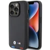 Чохол BMW Leather Stamp Tricolor для iPhone 15 Pro Black (BMHCP15L22PTDK)