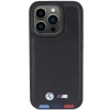 Чохол BMW Leather Stamp Tricolor для iPhone 15 Pro Black (BMHCP15L22PTDK)