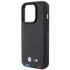 Чохол BMW Leather Stamp Tricolor для iPhone 15 Pro Black (BMHCP15L22PTDK)