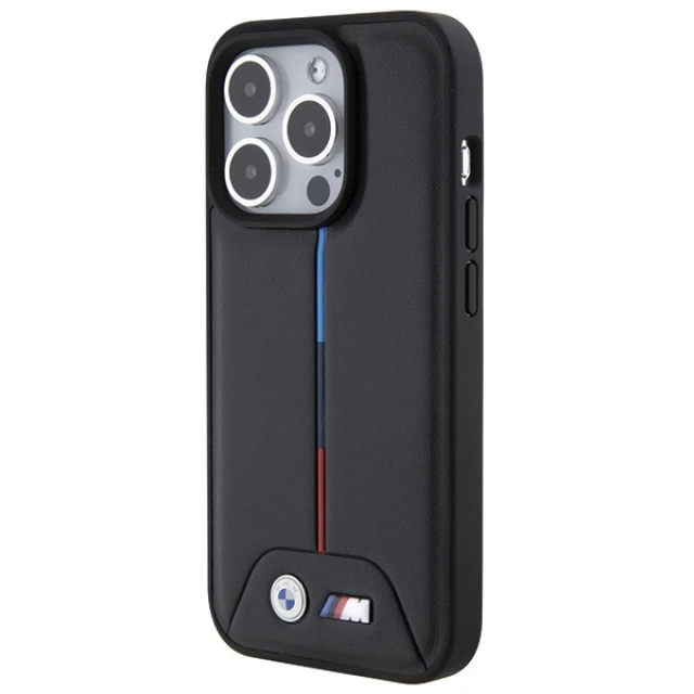 Чохол BMW Quilted Tricolor для iPhone 15 Pro Black (BMHCP15L22PVTK)