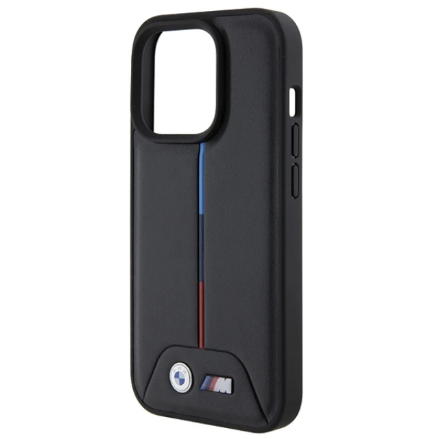 Чохол BMW Quilted Tricolor для iPhone 15 Pro Black (BMHCP15L22PVTK)