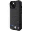 Чохол BMW Leather Carbon для iPhone 15 Black (BMHCP15S22NBCK)