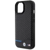 Чохол BMW Leather Carbon для iPhone 15 Black (BMHCP15S22NBCK)