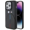 Чехол BMW Stamped Tricolor Stripe для iPhone 15 Pro Black (BMHCP15L22NSTB)