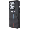Чехол BMW Stamped Tricolor Stripe для iPhone 15 Pro Black (BMHCP15L22NSTB)