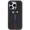 Чехол BMW Stamped Tricolor Stripe для iPhone 15 Pro Black (BMHCP15L22NSTB)