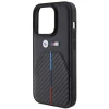 Чехол BMW Stamped Tricolor Stripe для iPhone 15 Pro Black (BMHCP15L22NSTB)