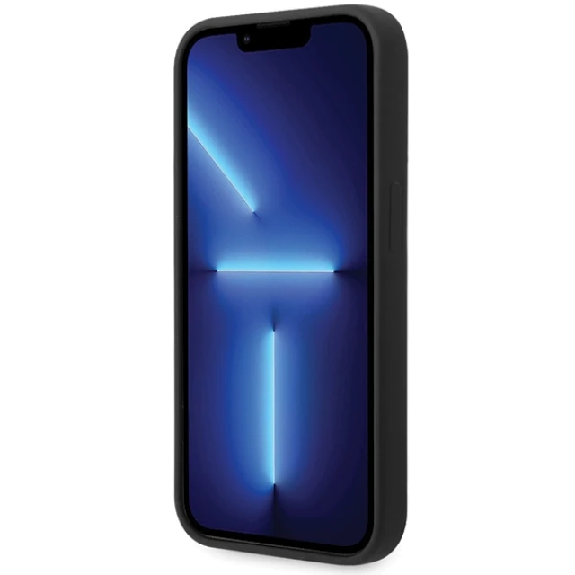 Чохол BMW Silicone Pattern для iPhone 15 Pro Black (BMHCP15L22SMPK)