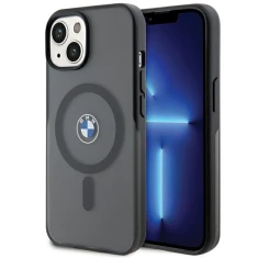 Чохол BMW IML Signature для iPhone 15 Black with MagSafe(BMHMP15SDSLK)