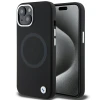 Чохол BMW Signature Liquid Silicone для iPhone 15 Black with MagSafe (BMHMP15SSILBK2)