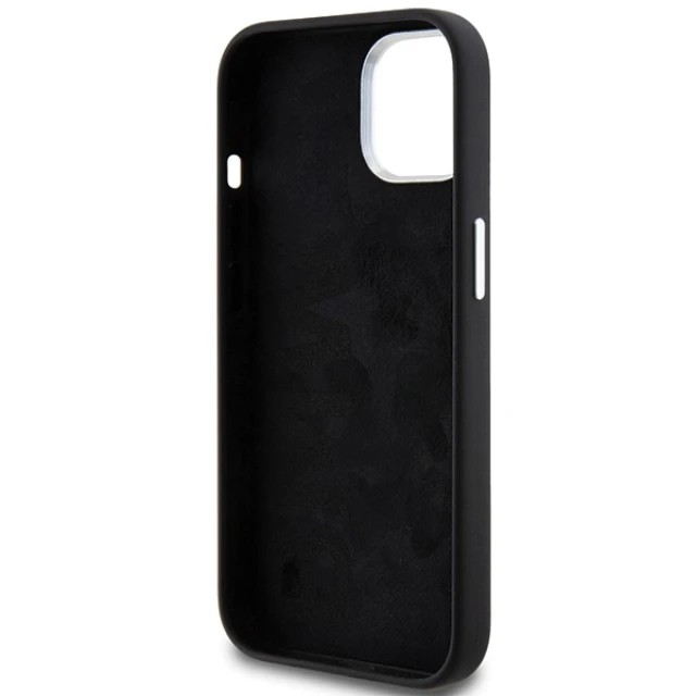 Чохол BMW Signature Liquid Silicone для iPhone 15 Black with MagSafe (BMHMP15SSILBK2)