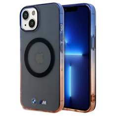 Чохол BMW Gradient Bumper для iPhone 15 Plus | 14 Plus Grey with MagSafe (BMHMP15MHTGE)