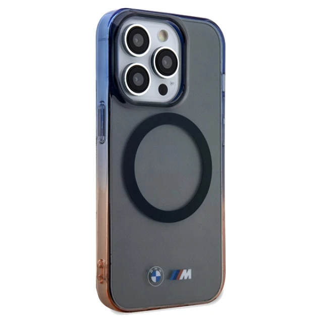 Чохол BMW Gradient Bumper для iPhone 15 Pro Max Grey with MagSafe (BMHMP15XHTGE)
