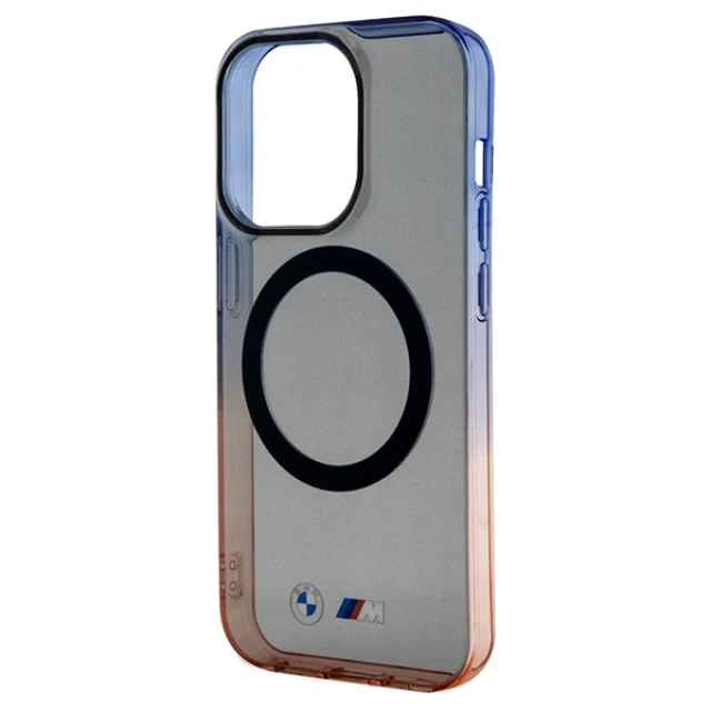 Чохол BMW Gradient Bumper для iPhone 15 Pro Max Grey with MagSafe (BMHMP15XHTGE)
