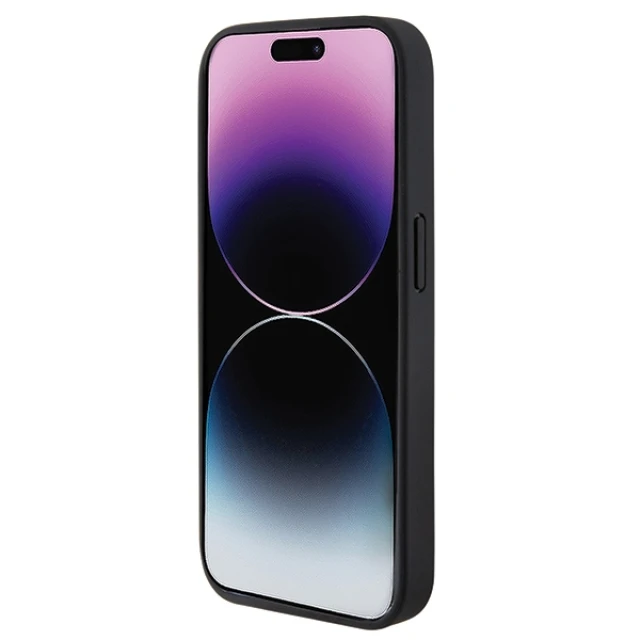 Чохол BMW Quilted Tricolor для iPhone 15 Pro Black with MagSafe (BMHMP15L22PVTK)