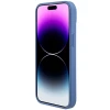 Чохол Guess Leather 4G Triangle Strass для iPhone 15 Blue (GUHCP15SP4TDPB)