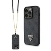Чохол Guess Crossbody 4G Metal Logo для iPhone 15 Pro Black (GUHCP15LP4TDSCPK)