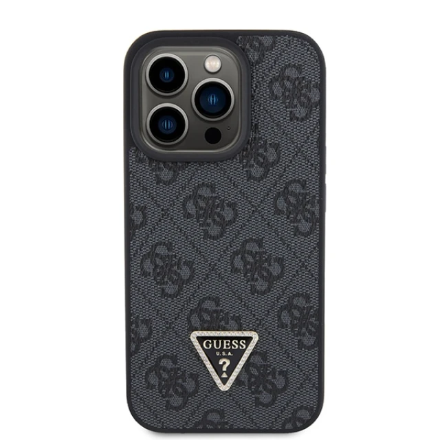 Чохол Guess Crossbody 4G Metal Logo для iPhone 15 Pro Max Black (GUHCP15XP4TDSCPK)